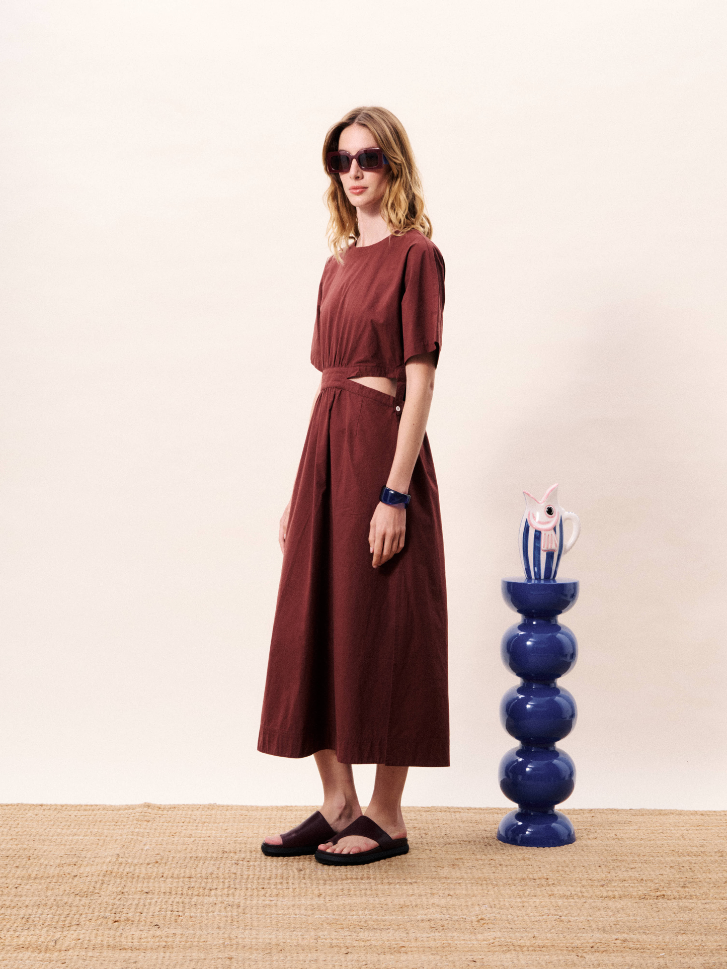 Mavera Dress - Bordeaux