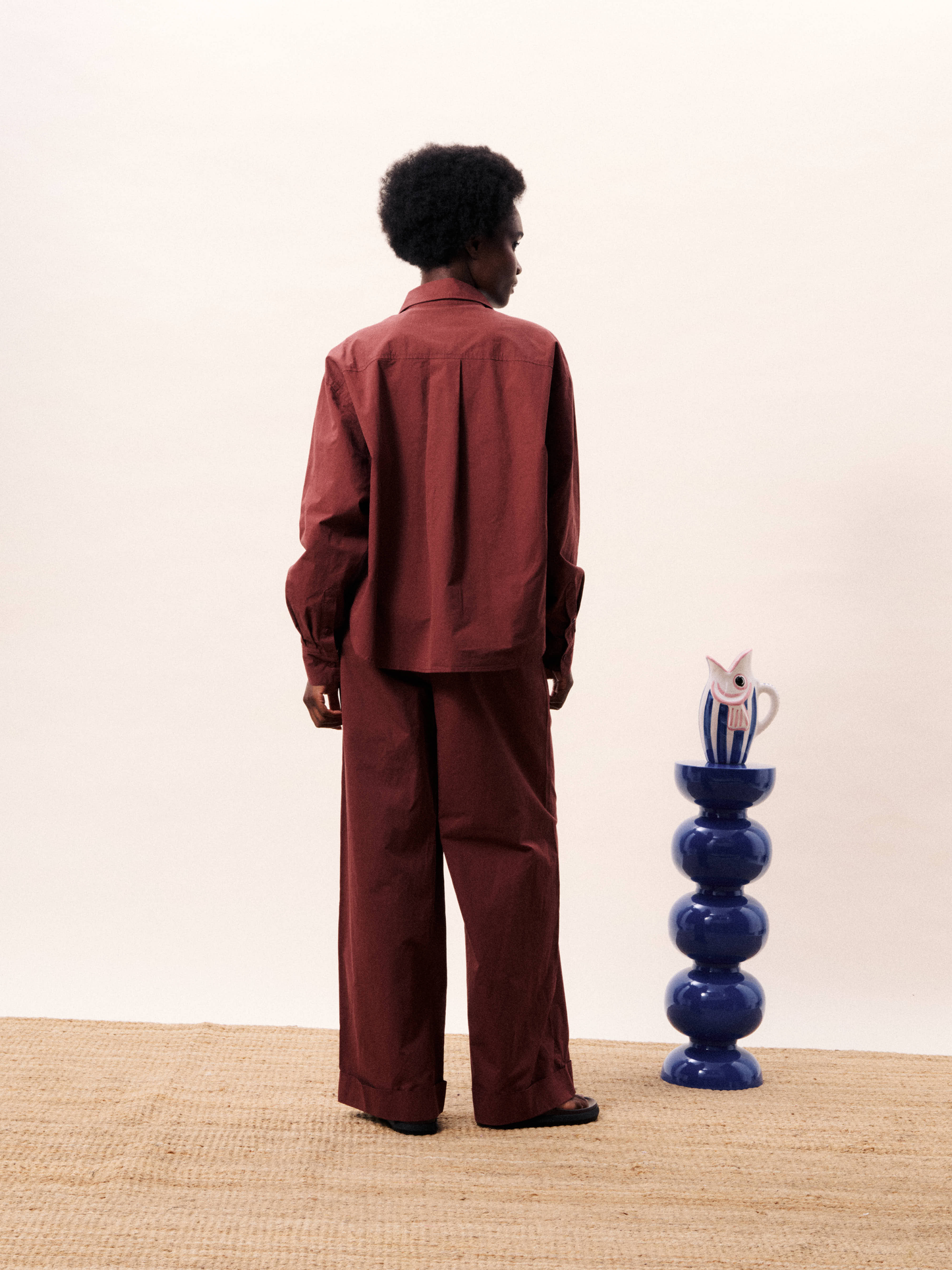 Uluna Trousers - Bordeaux