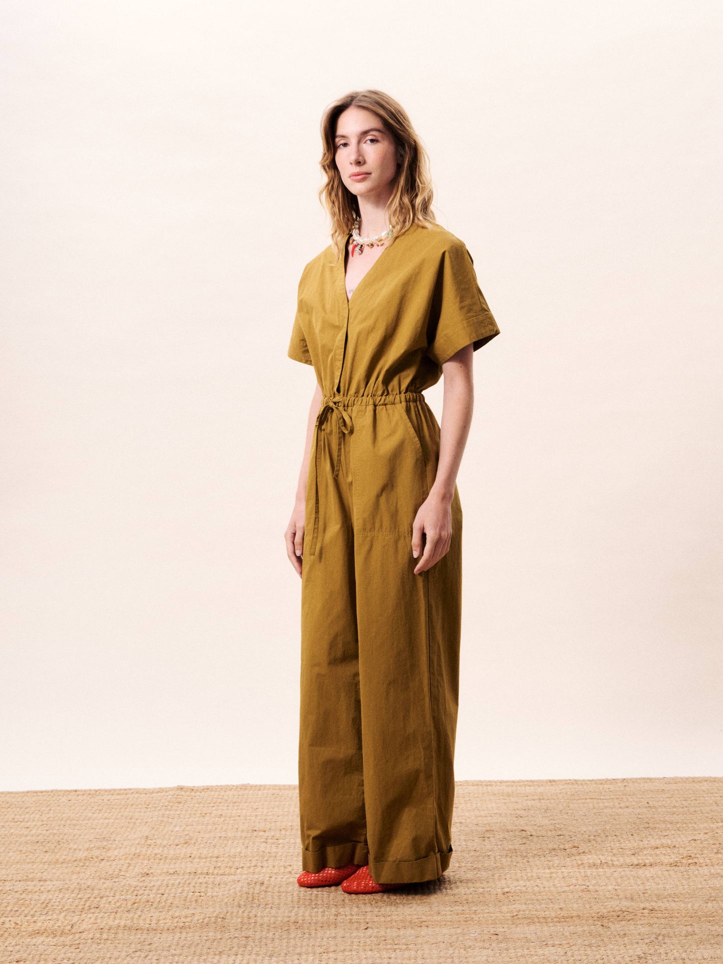 Galatee Jumpsuit - Olive