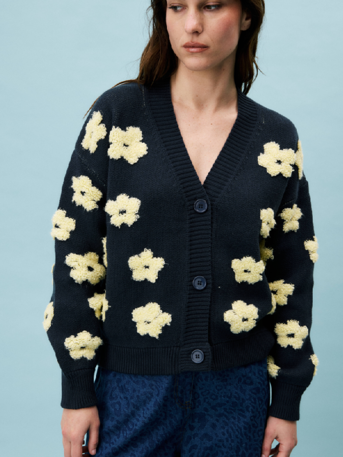 FRNCH Bergenia Cardigan