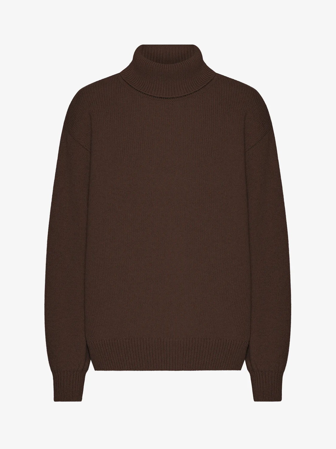 Colorful Standard Merino Wool Turtleneck - Coffee Brown