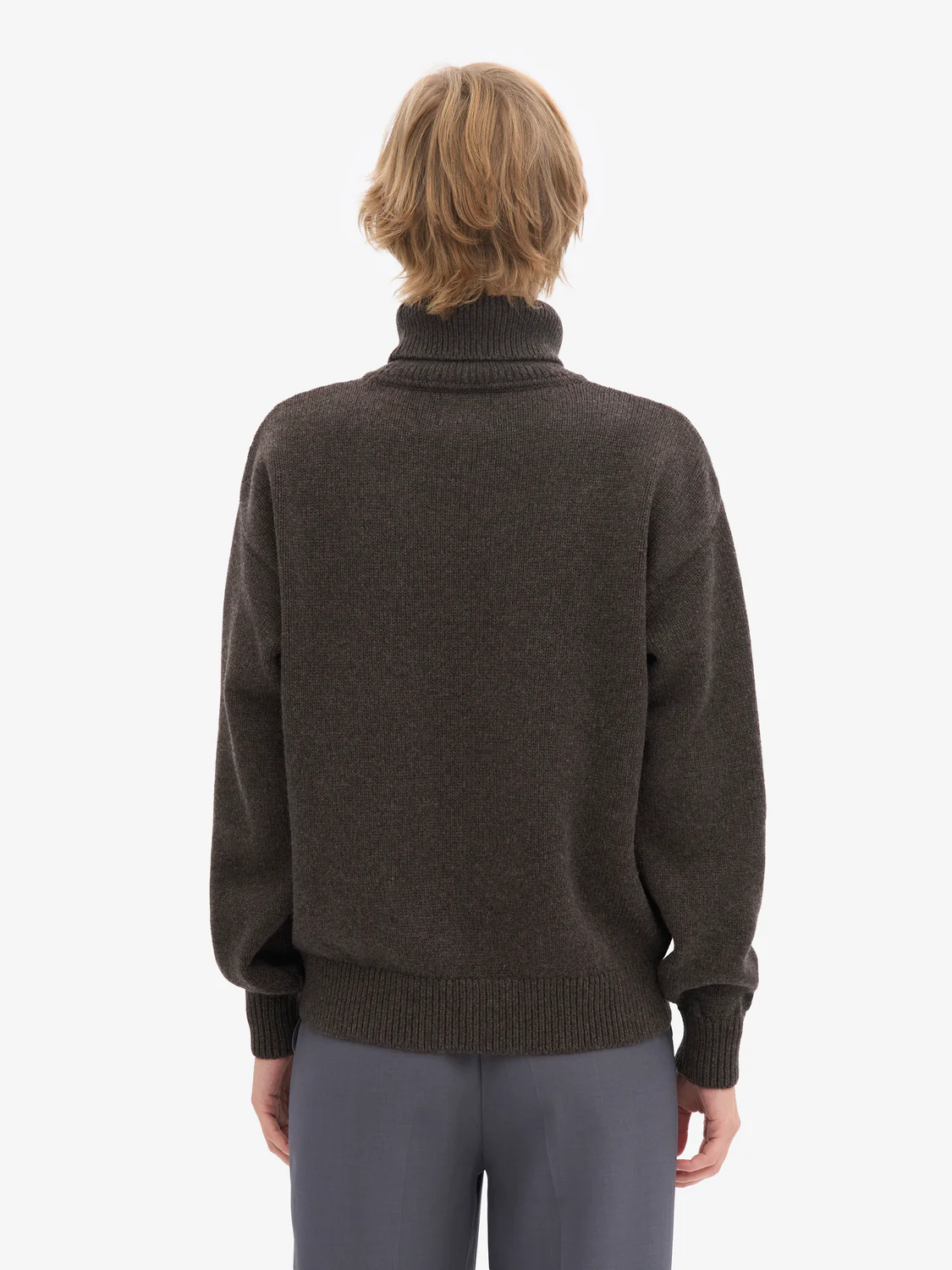 Colorful Standard Merino Wool Turtleneck - Coffee Brown