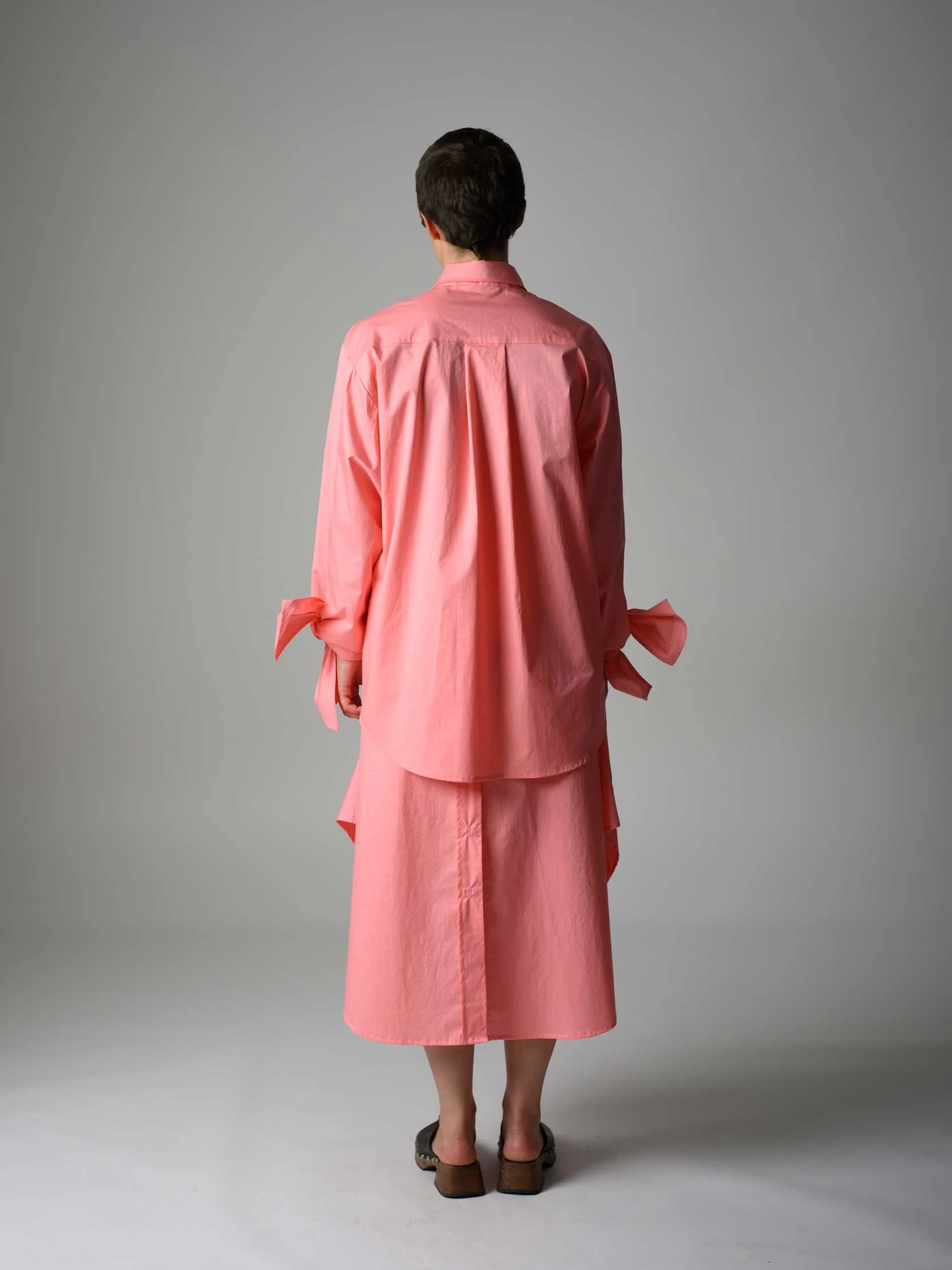 JANA WIELAND Dawn Bow Sleeve Shirt / Summer Peach - S - Hemd