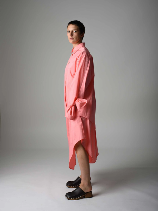 JANA WIELAND Dawn Bow Sleeve Shirt / Summer Peach - S - Hemd