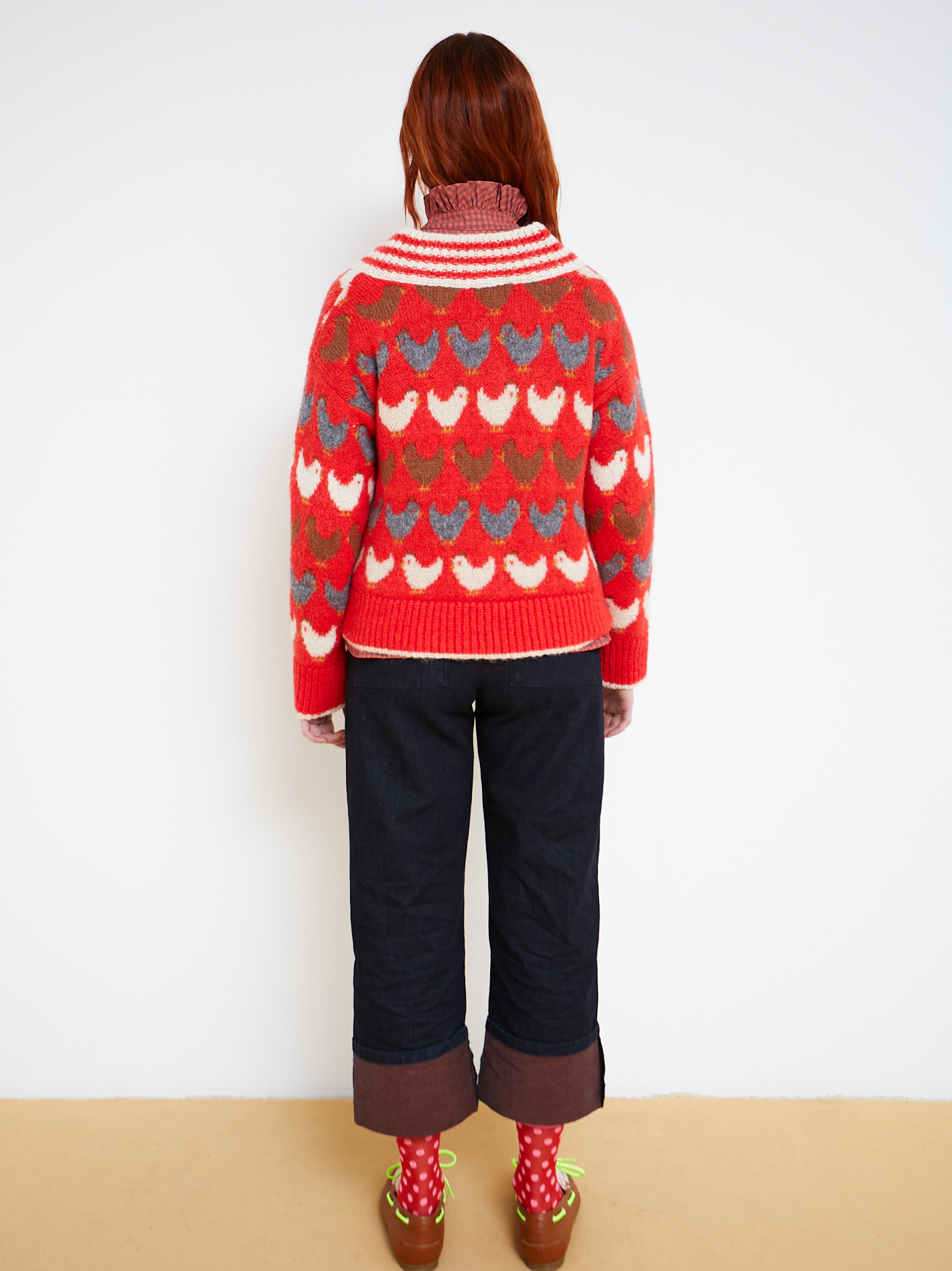 DR BLOOM Chirp Sweater - Red