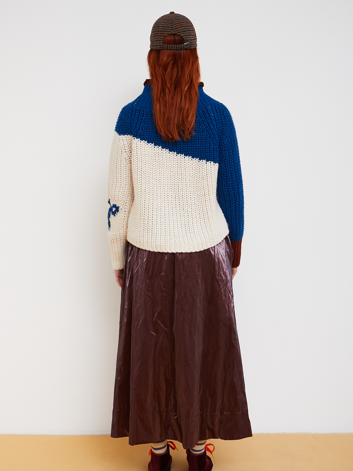 DR BLOOM Mow Sweater - Navy Blue