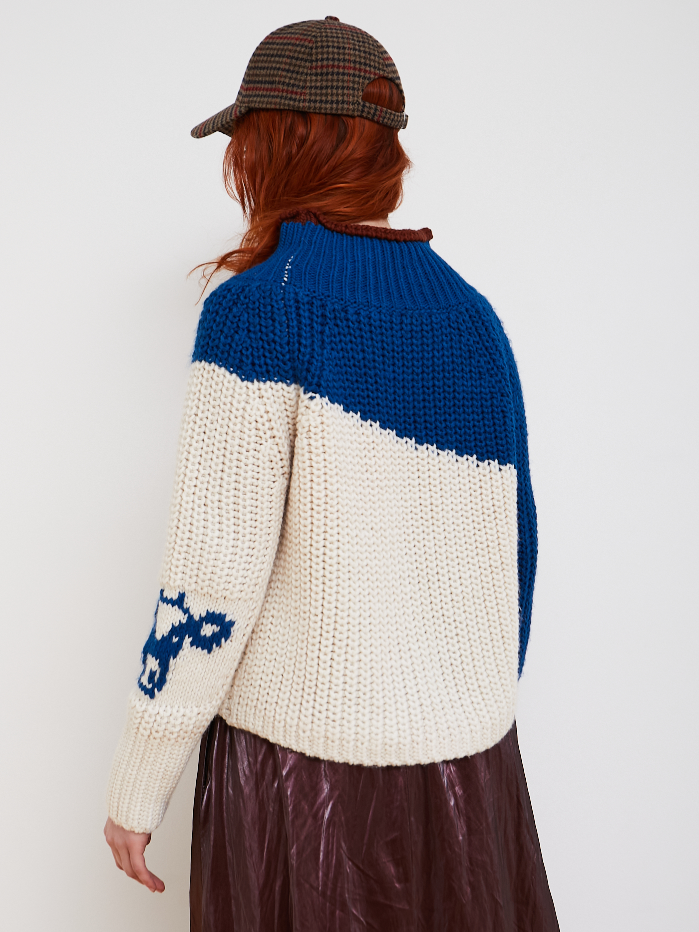 DR BLOOM Mow Sweater - Navy Blue