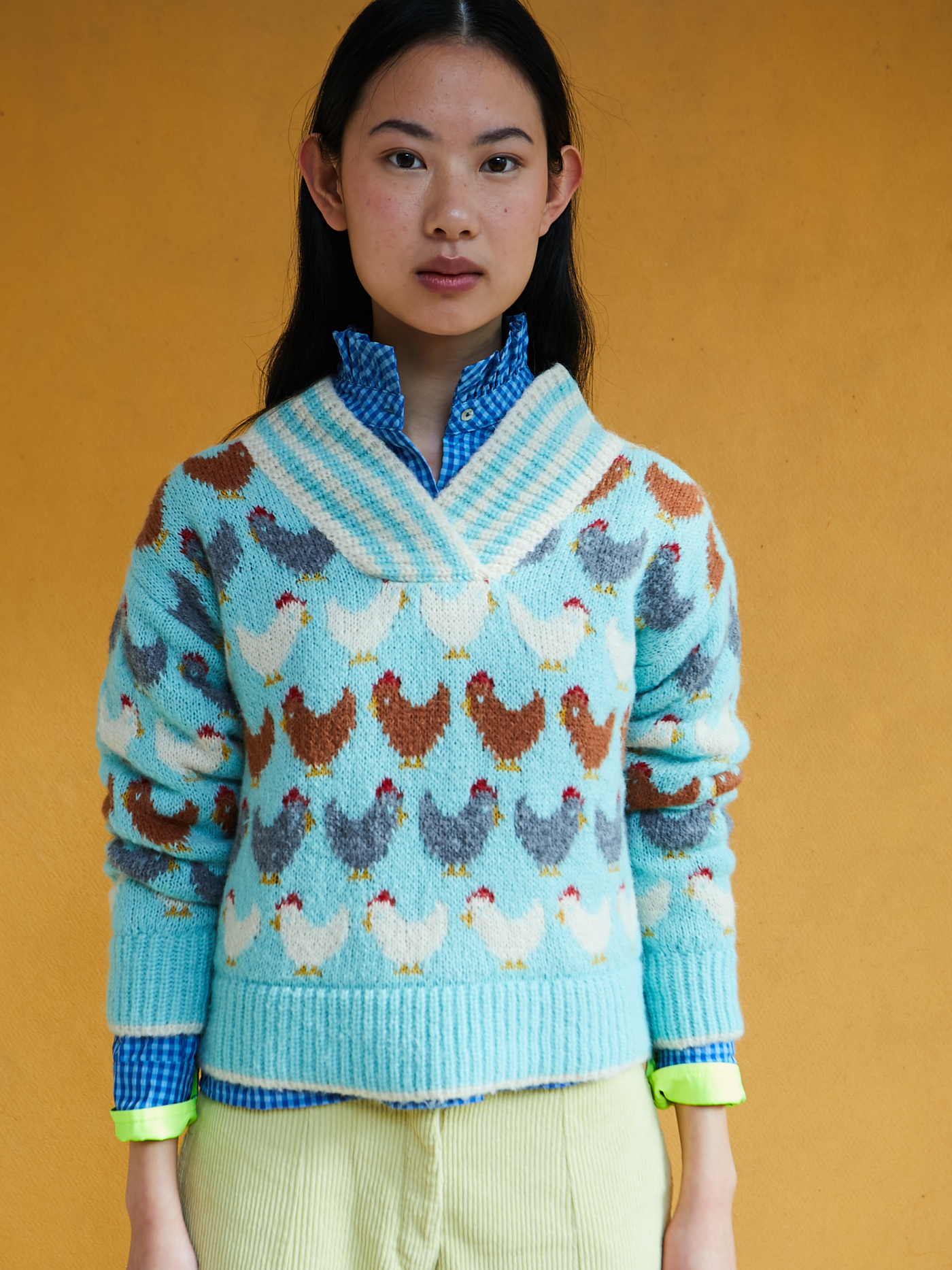 DR BLOOM Chirp Sweater - Sky Blue