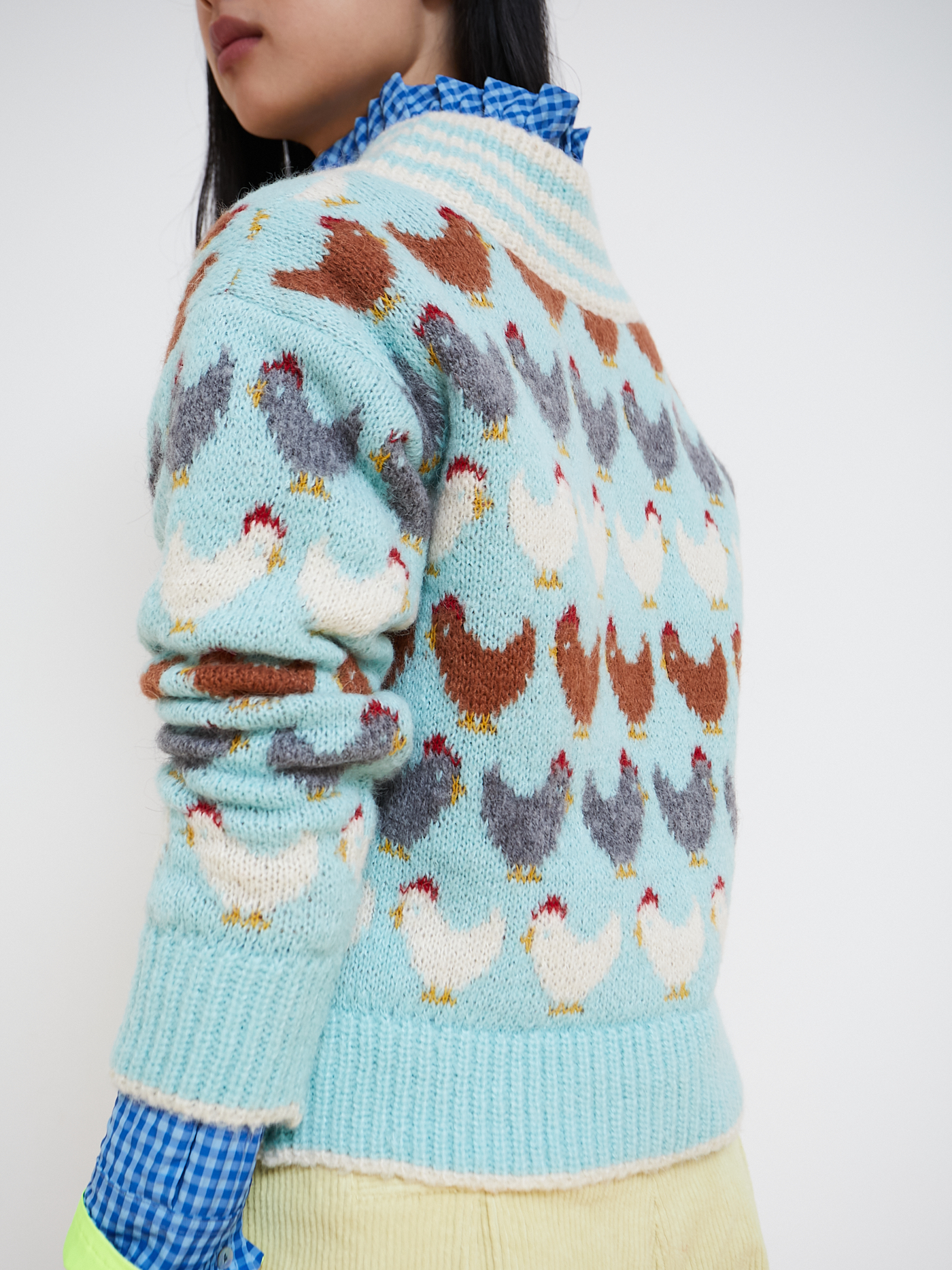 DR BLOOM Chirp Sweater - Sky Blue