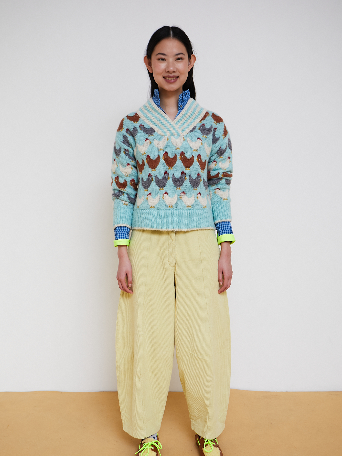 DR BLOOM Chirp Sweater - Sky Blue