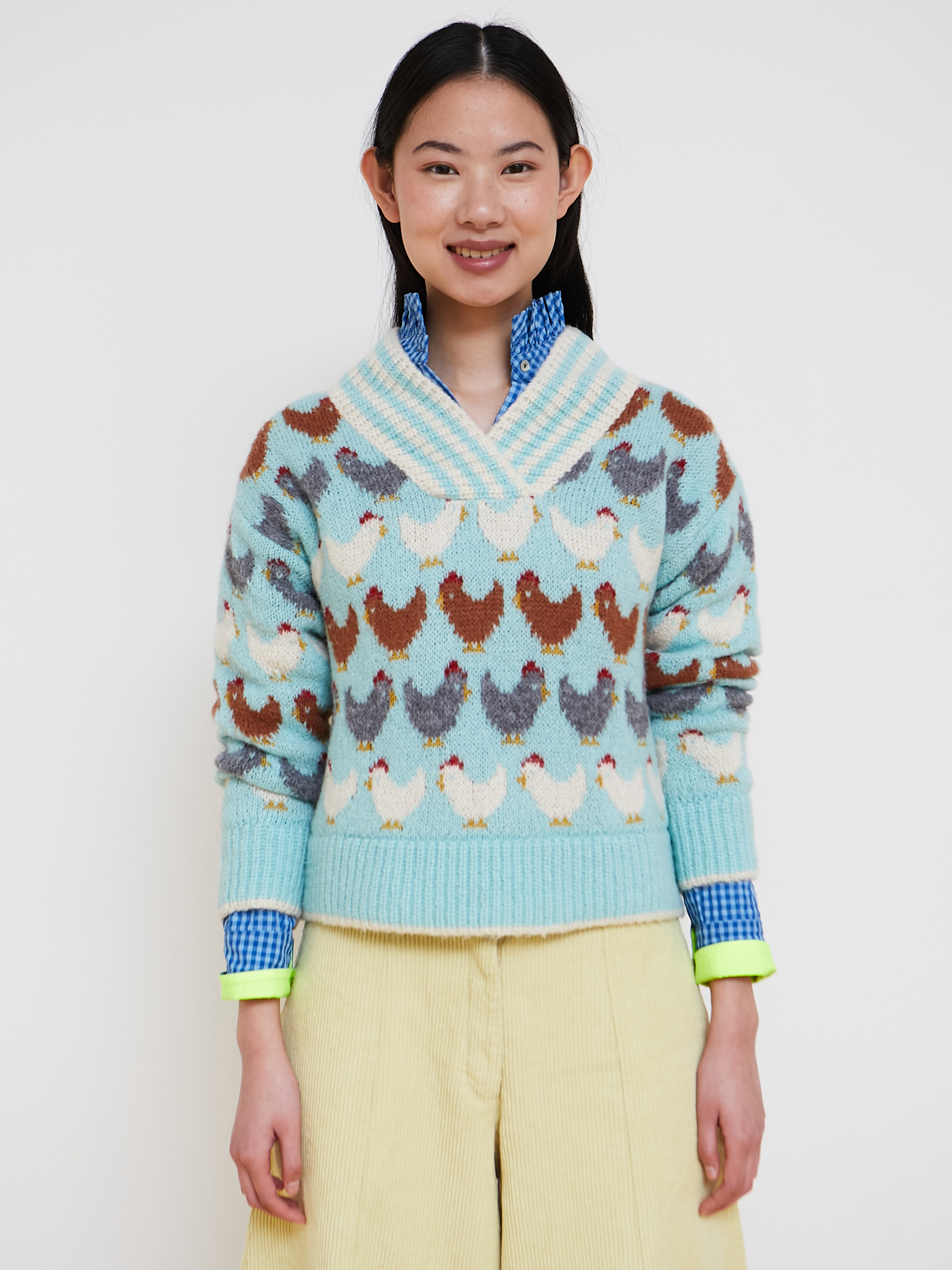 DR BLOOM Chirp Sweater - Sky Blue