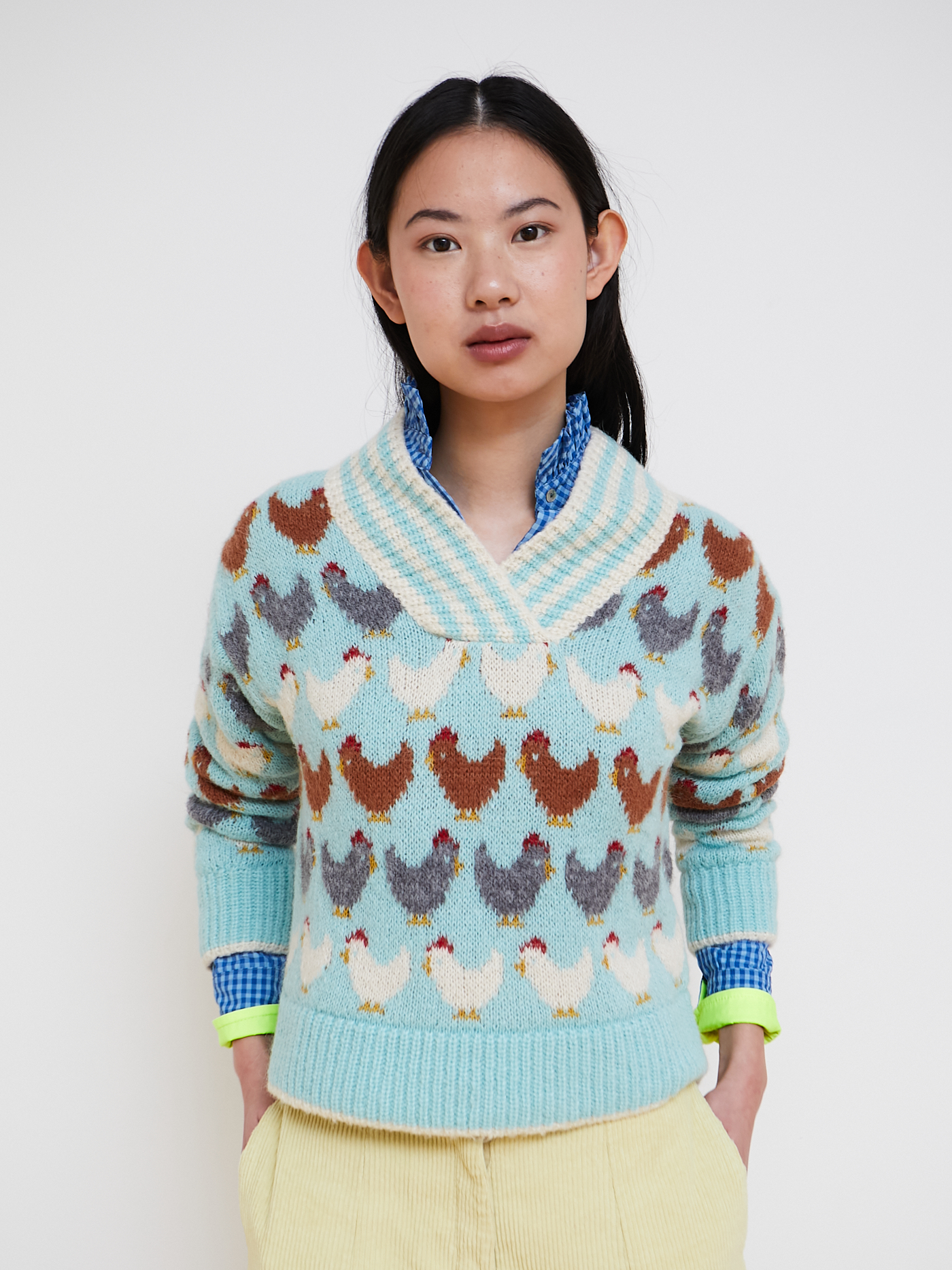 DR BLOOM Chirp Sweater - Sky Blue