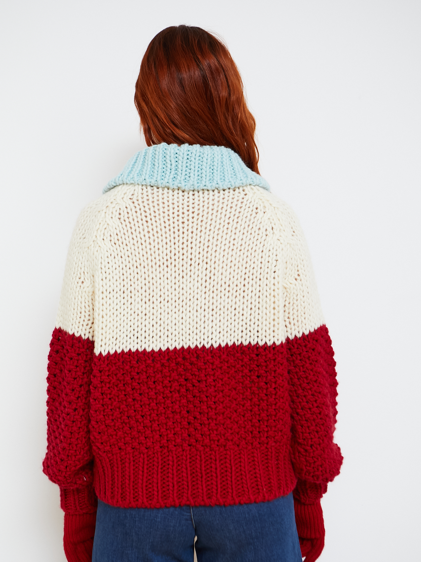 DR BLOOM Glase Sweater - Red