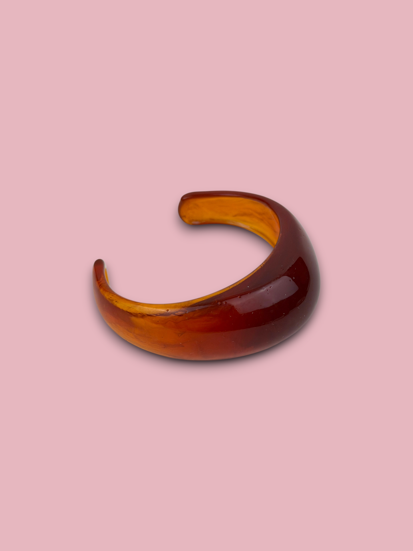 Flow Bangle Red Brown