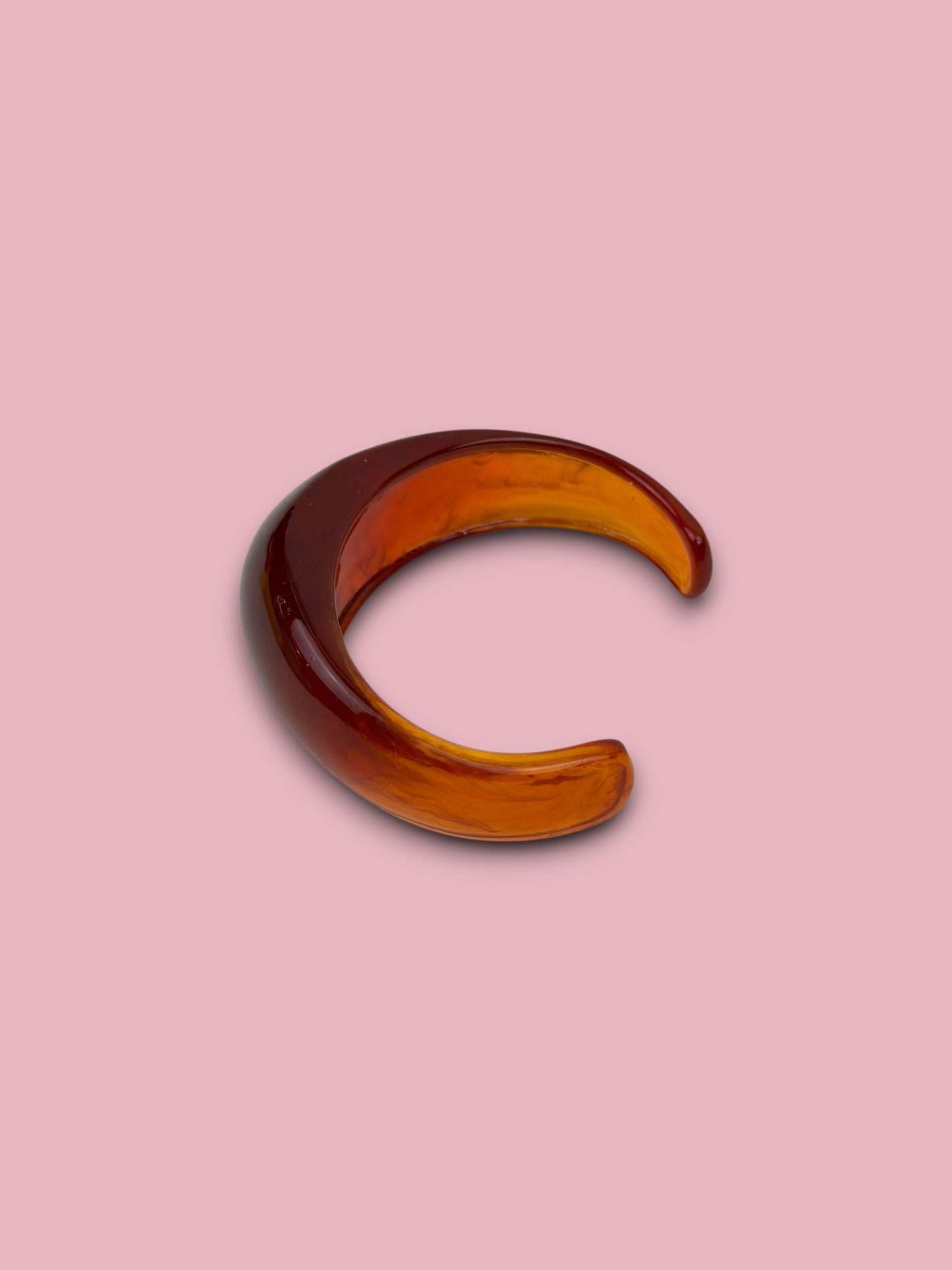 Flow Bangle Red Brown