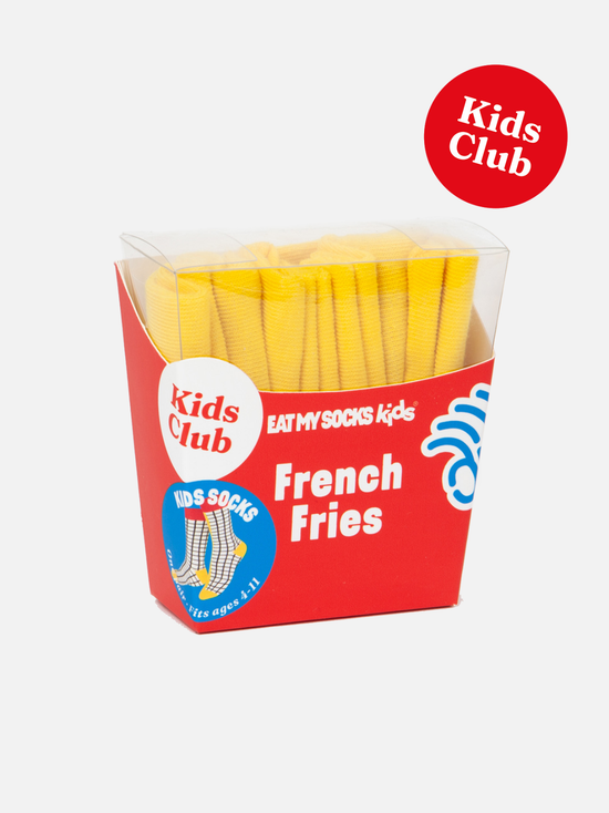 French Fries Kids Socks