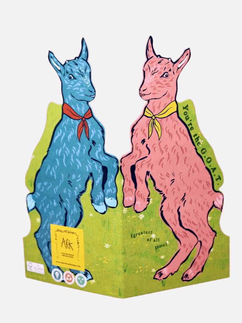 Goat Shaped Karte