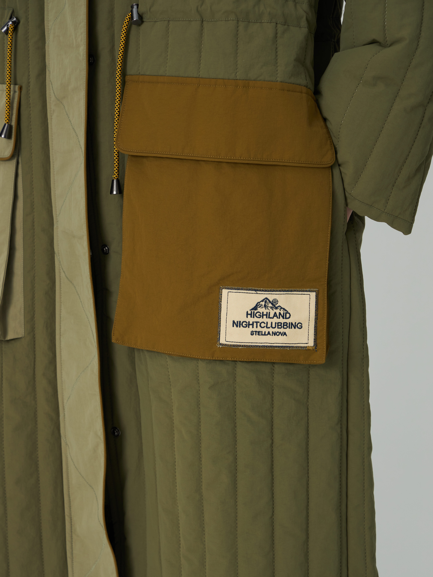STELLA NOVA Quilted Parka Coat