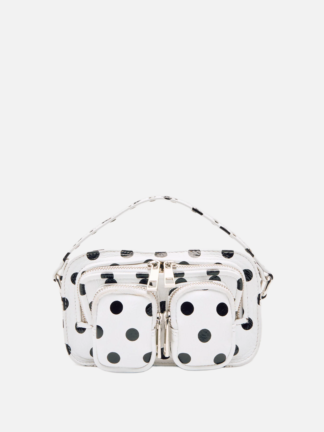 Helena Polka White/Black