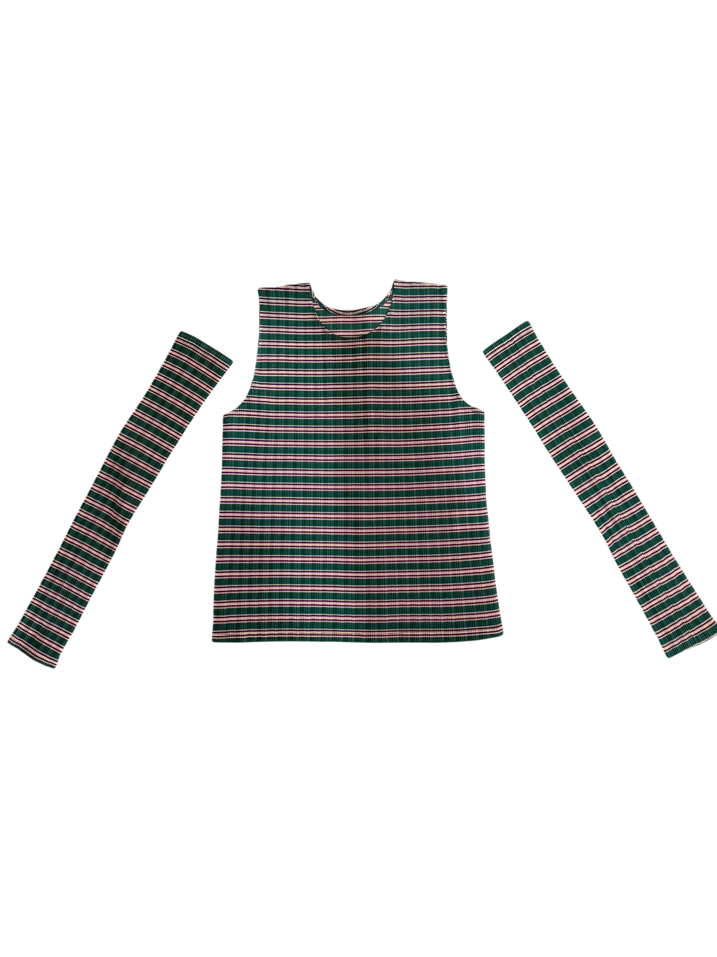 PLEATS PLEASE Issey Miyake Striped Top