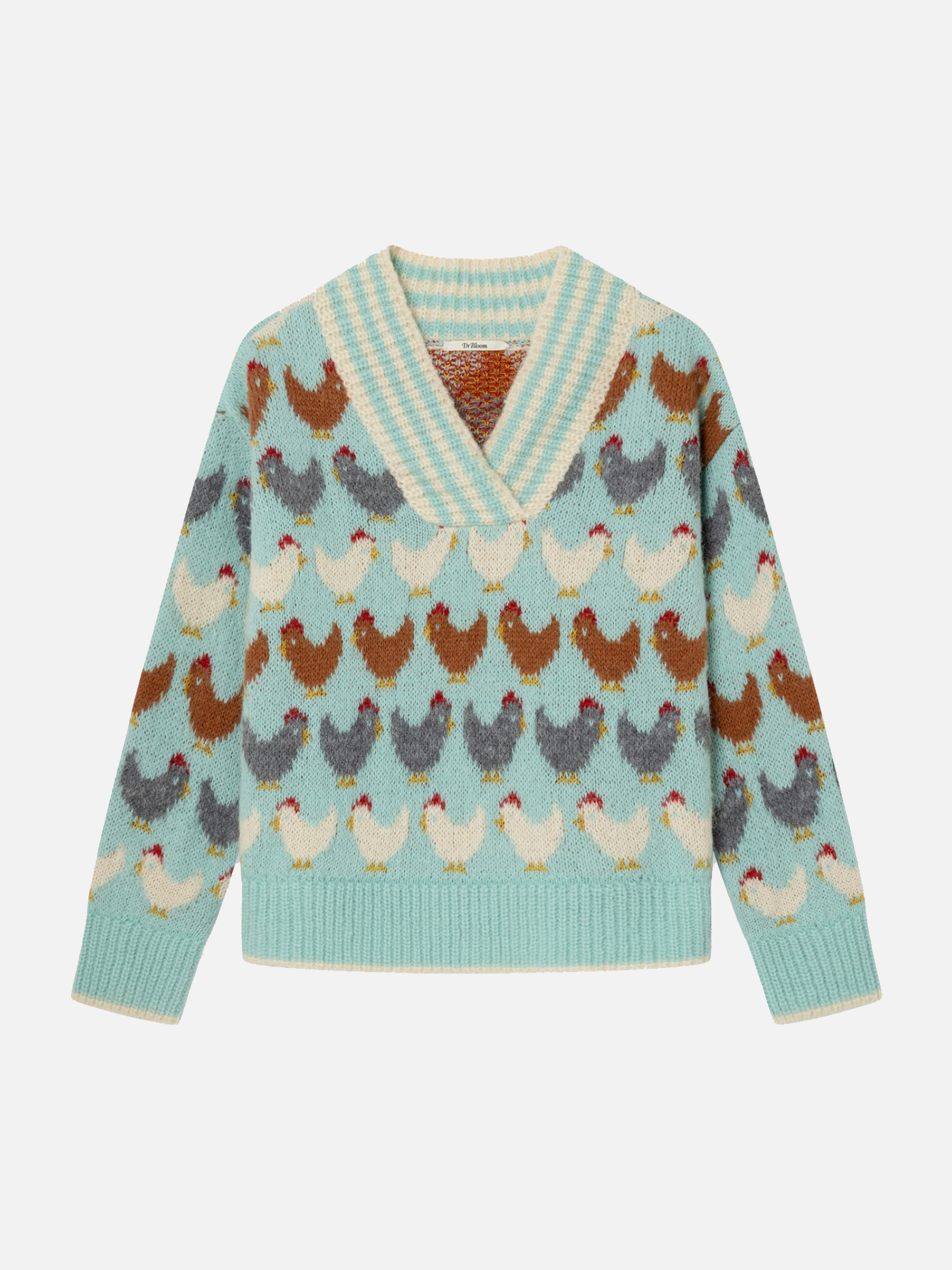 DR BLOOM Chirp Sweater - Sky Blue