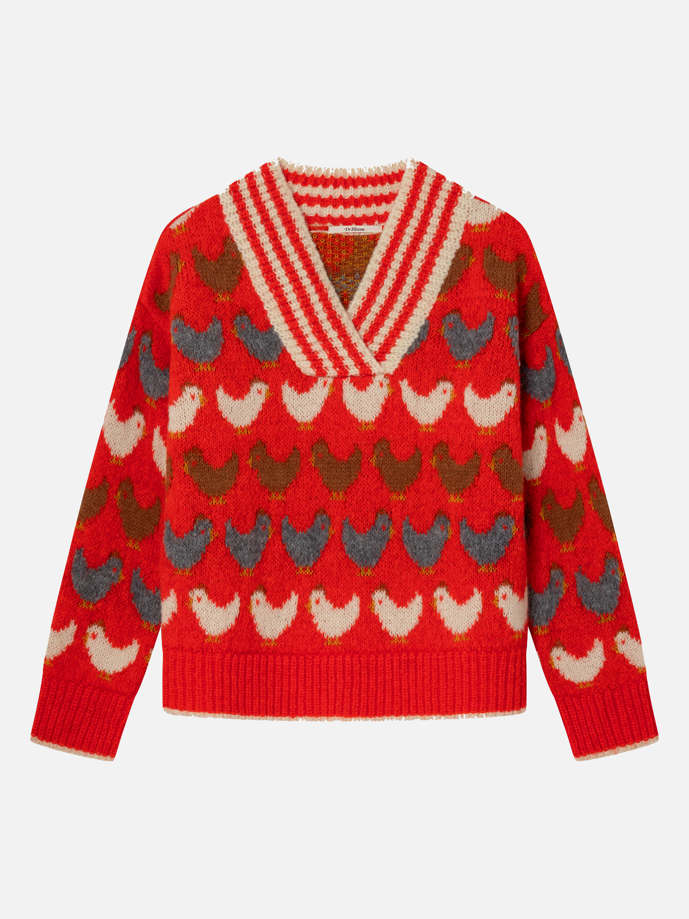 DR BLOOM Chirp Sweater - Red