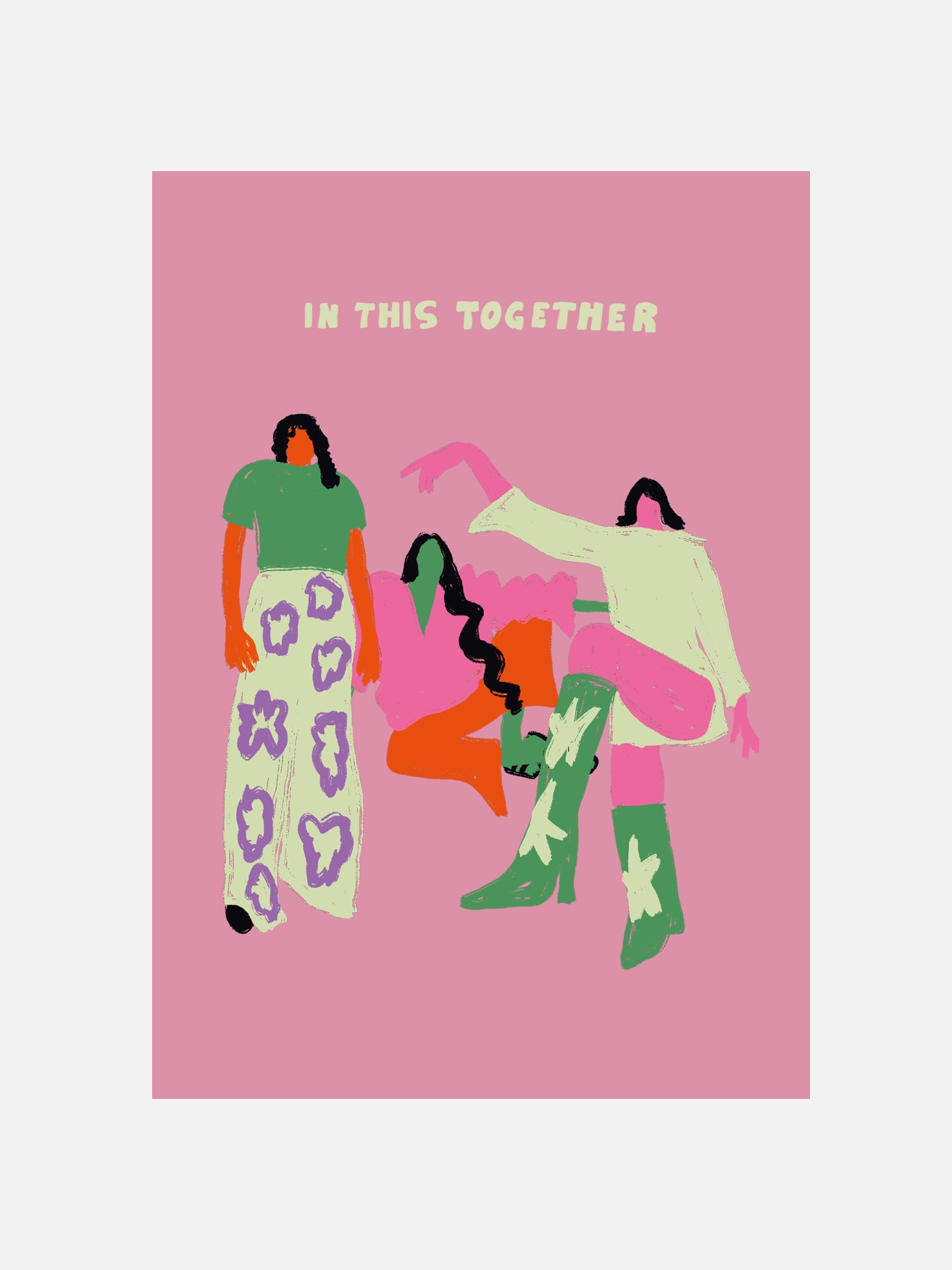 In this together Postkarte