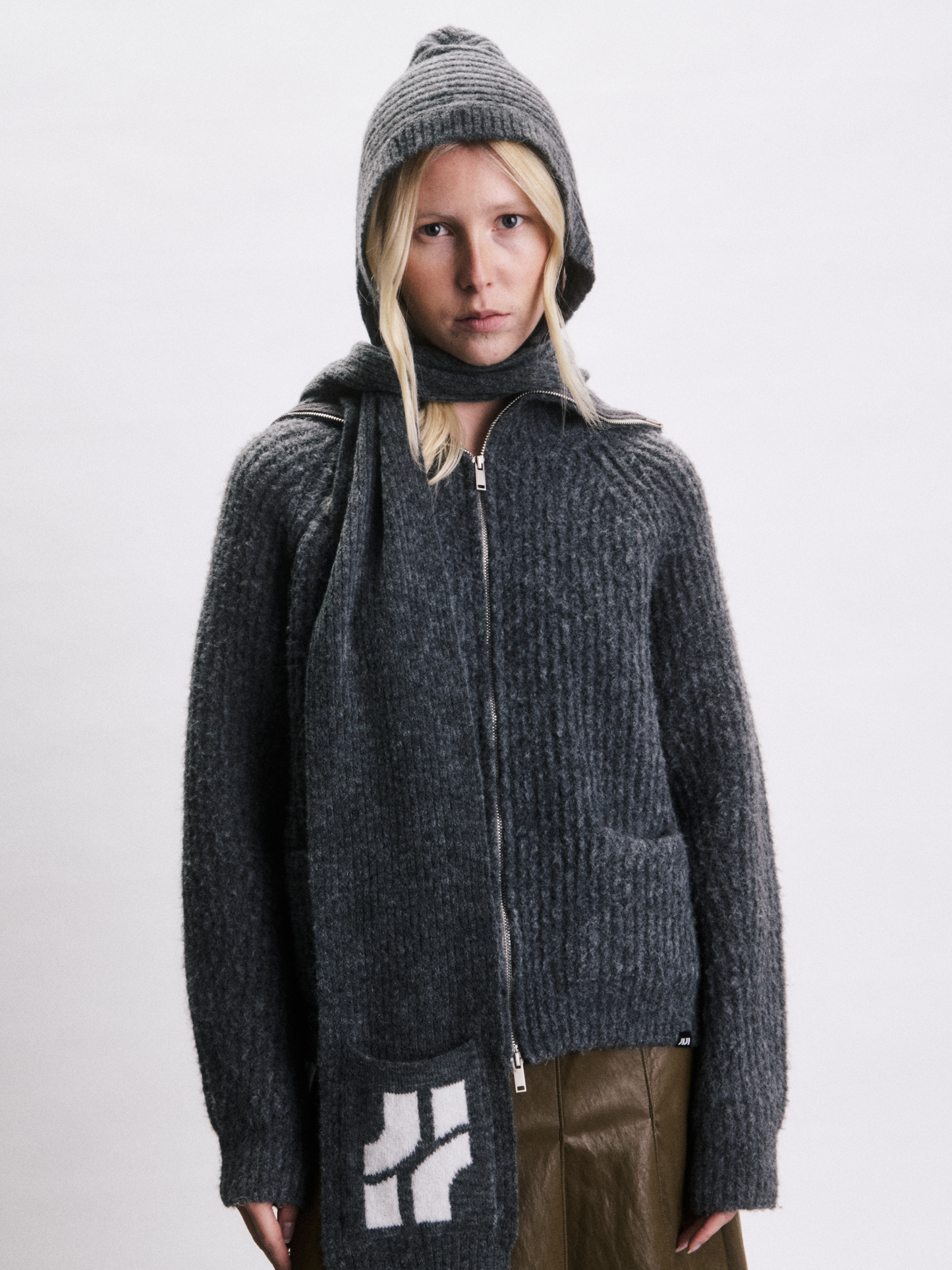 JIJI STUDIOS Gareth Hooded Scarf