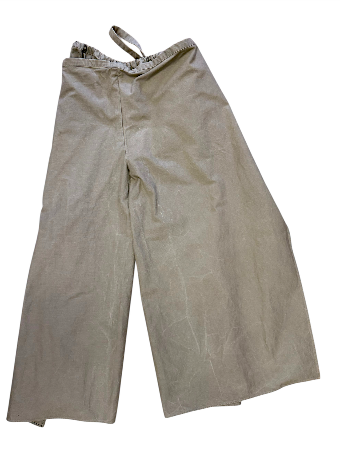 Khaki Wrap Trousers