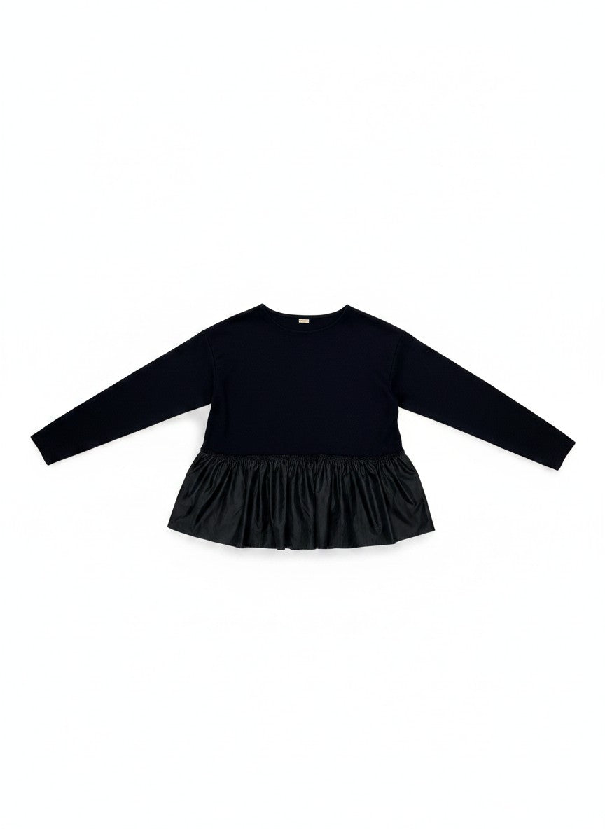 Mico Dea Longsleevel Peplum Top