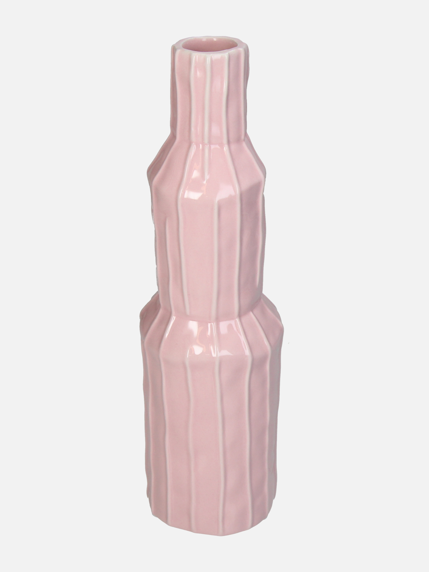Pink Stoneware Vase