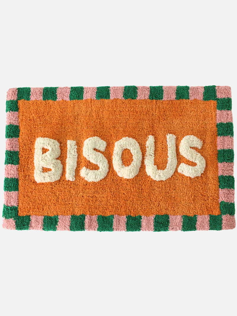 Bath Mat Cotton Multi - Bisous - Teppich