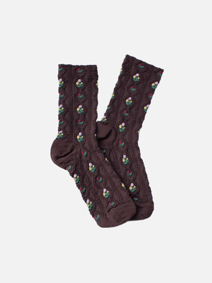 Romantic Floral Socks