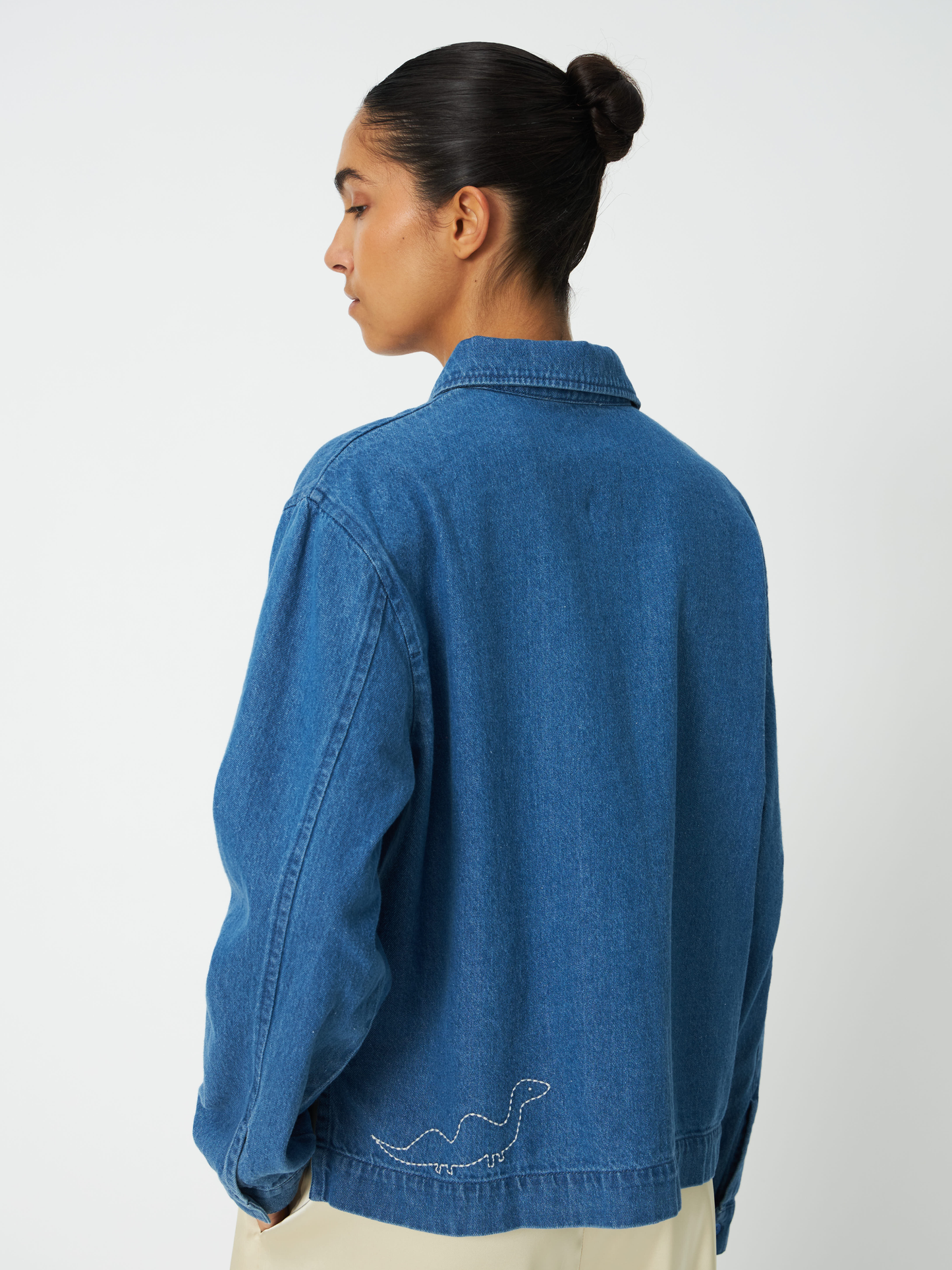 STELLA NOVA Denim Shirt with Artwork