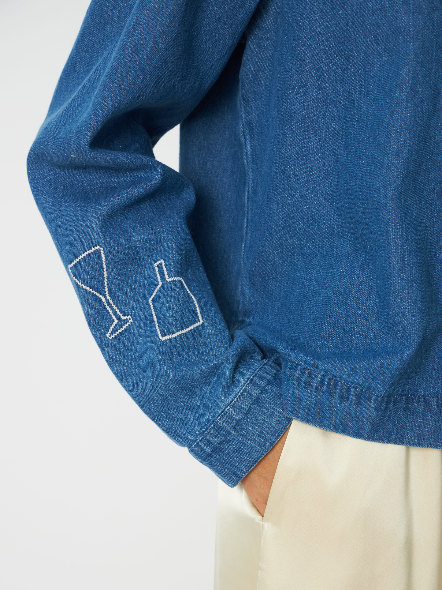 STELLA NOVA Denim Shirt with Artwork