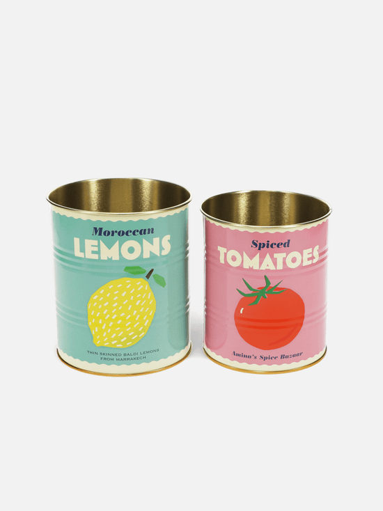 Storage Tin Can - Lemon Tomato - Aufbewahrung