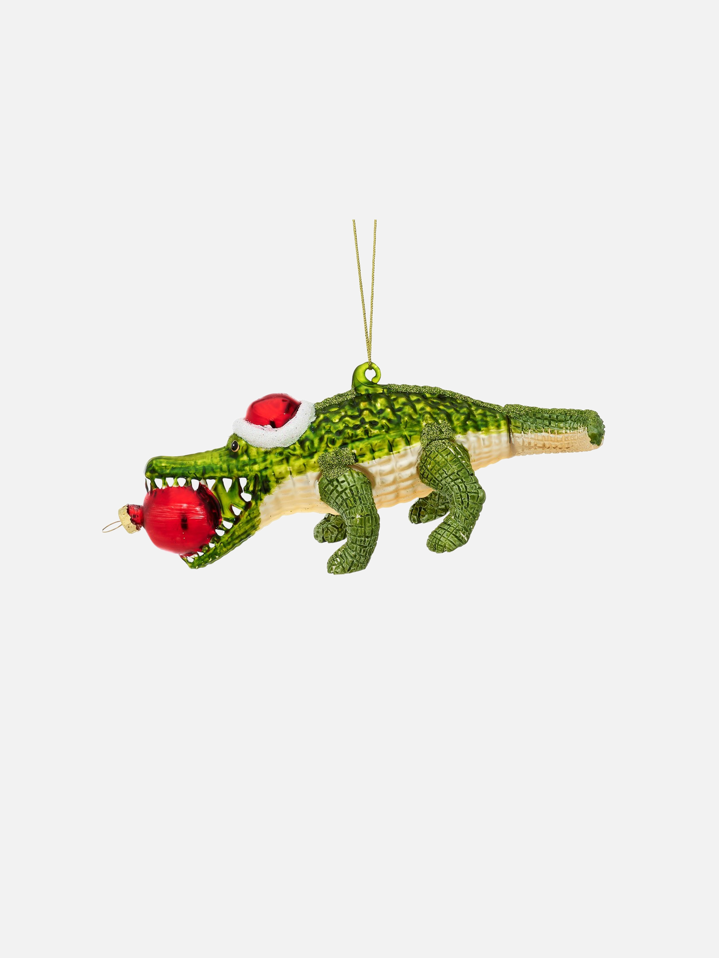 Christmas Alligator Ornament