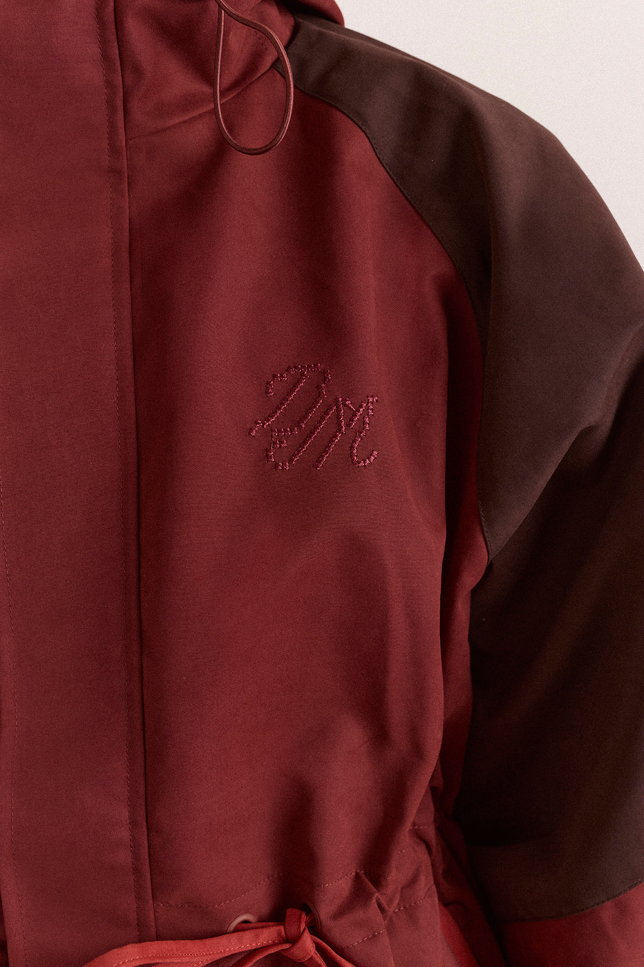 DAMSON MADDER Liu Raincoat - Burgundy