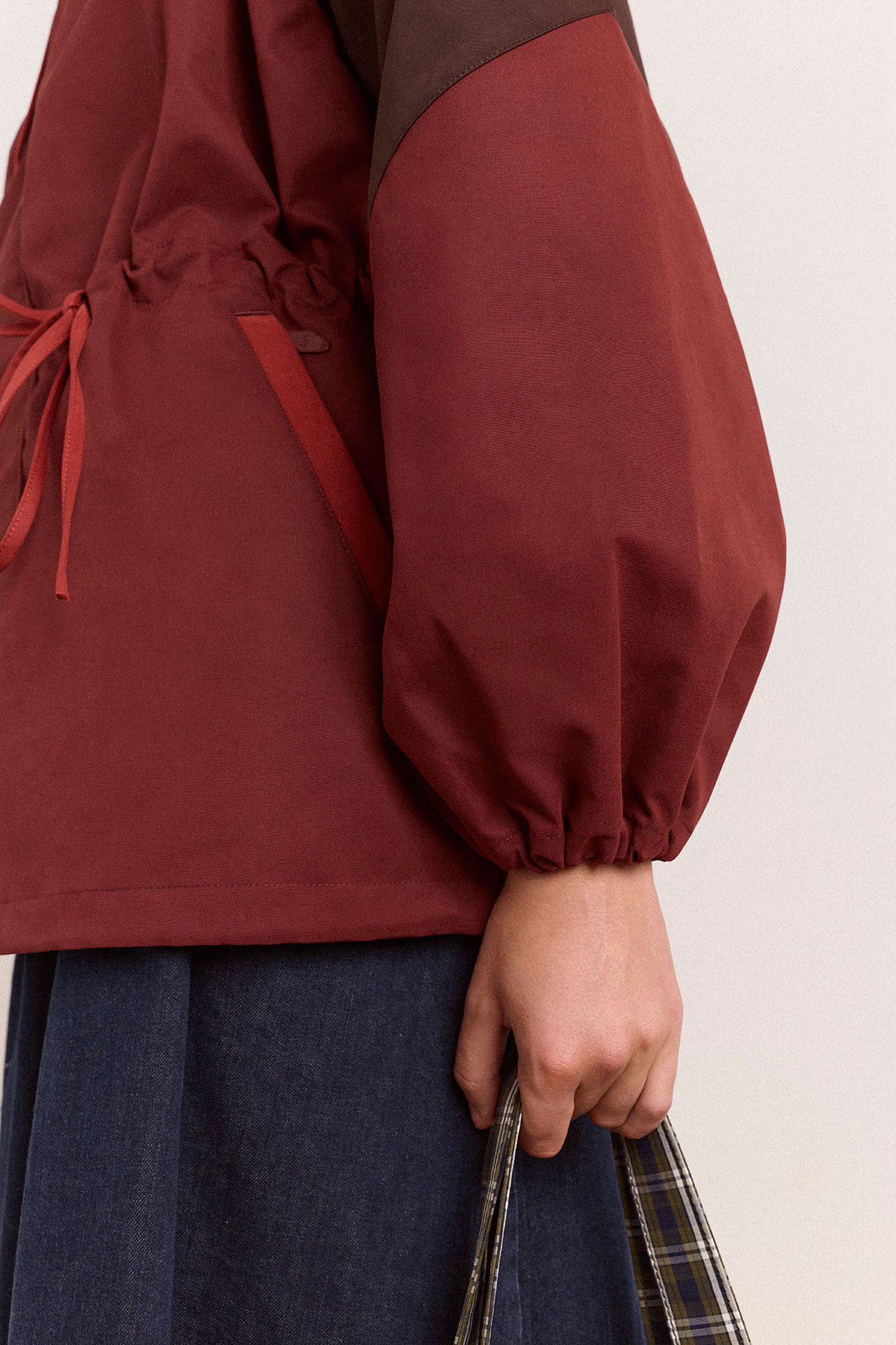 DAMSON MADDER Liu Raincoat - Burgundy