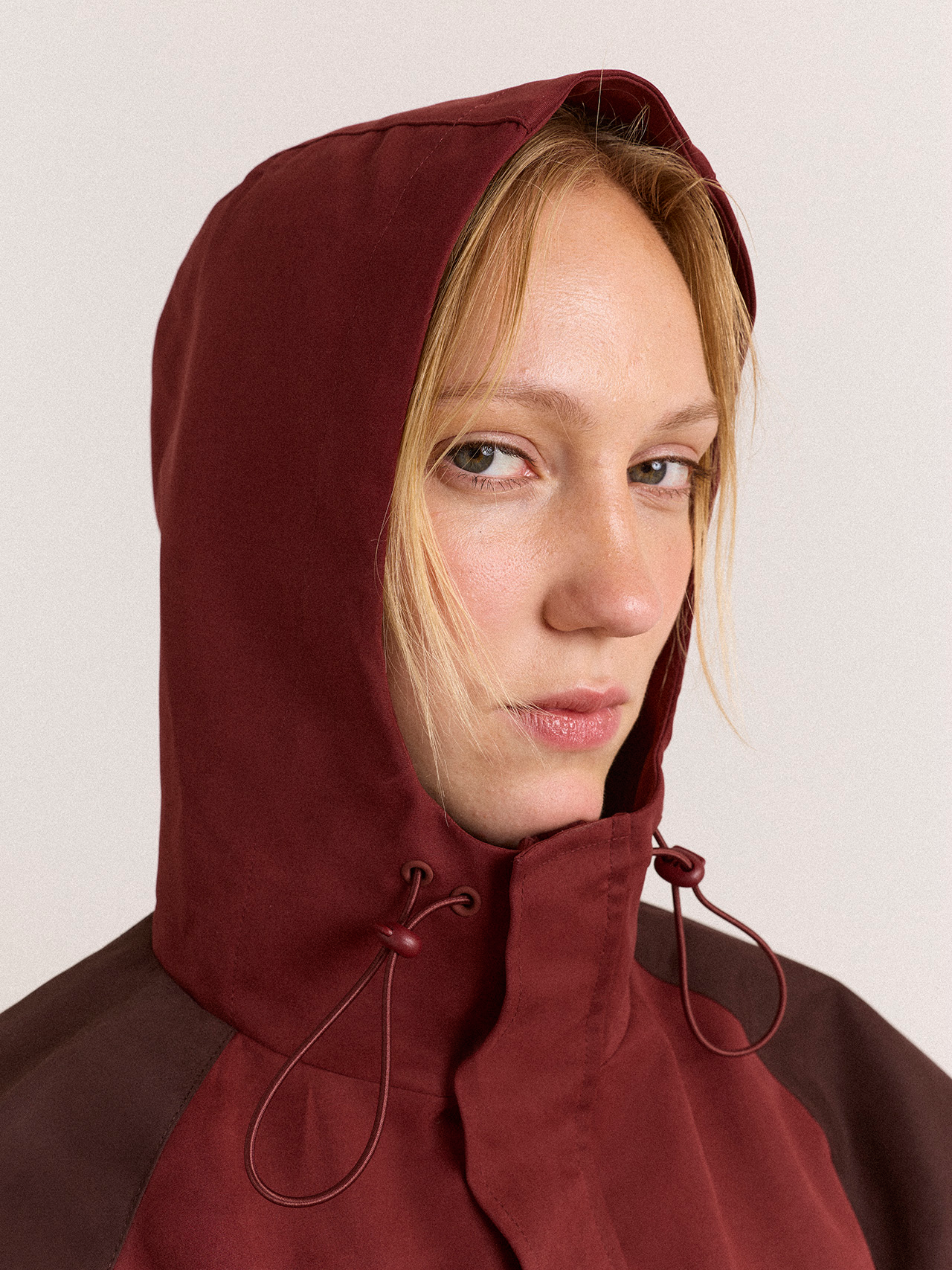 DAMSON MADDER Liu Raincoat - Burgundy