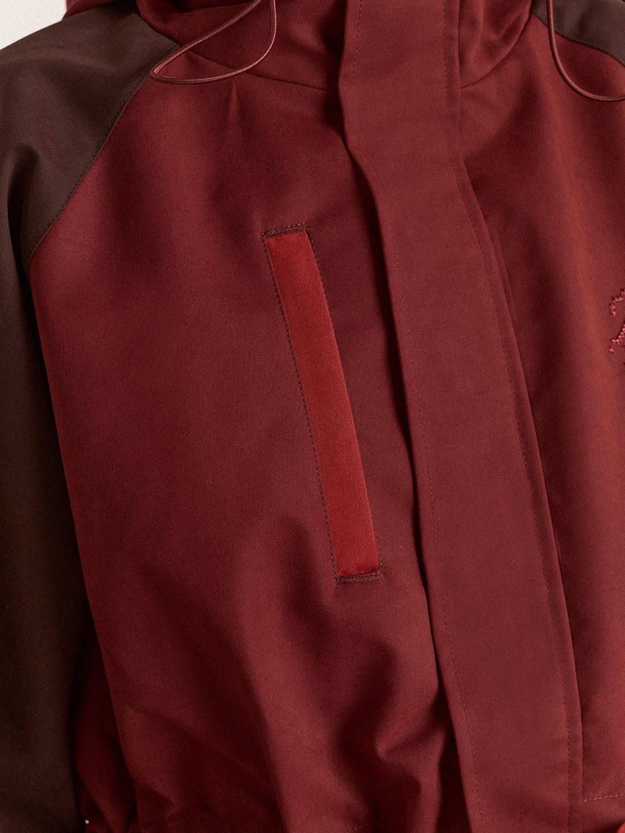 DAMSON MADDER Liu Raincoat - Burgundy