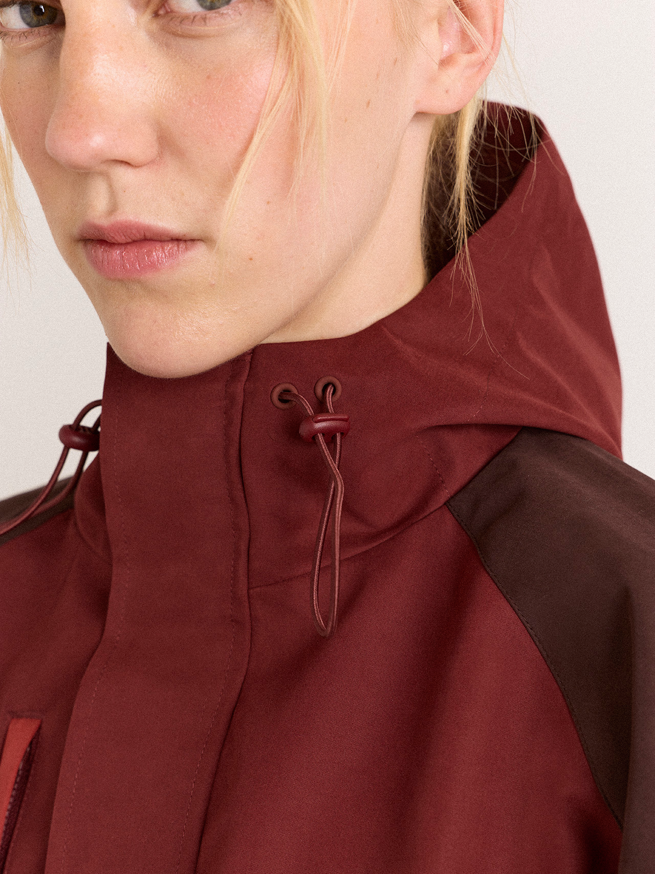 DAMSON MADDER Liu Raincoat - Burgundy