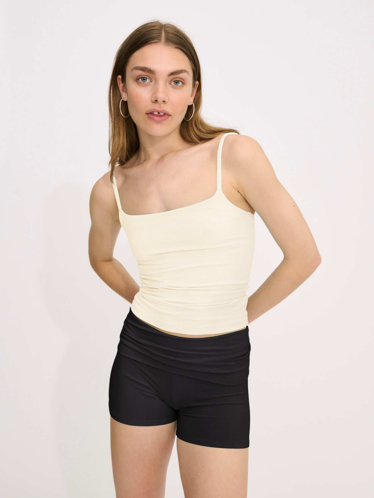 Flex Cami Top - Off White / S - Top