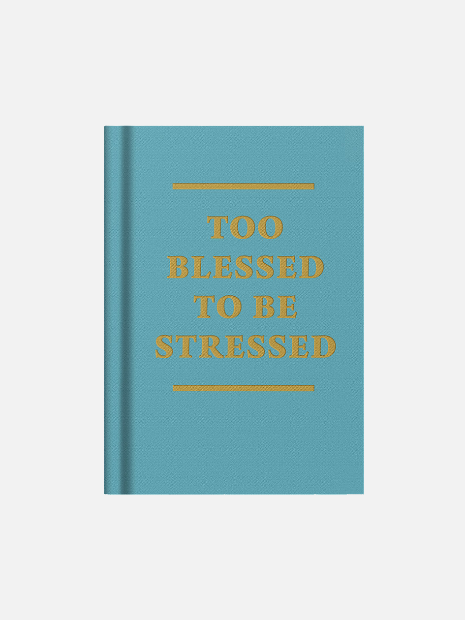 Too Blessed to be Stressed Mini Notebook (A7)