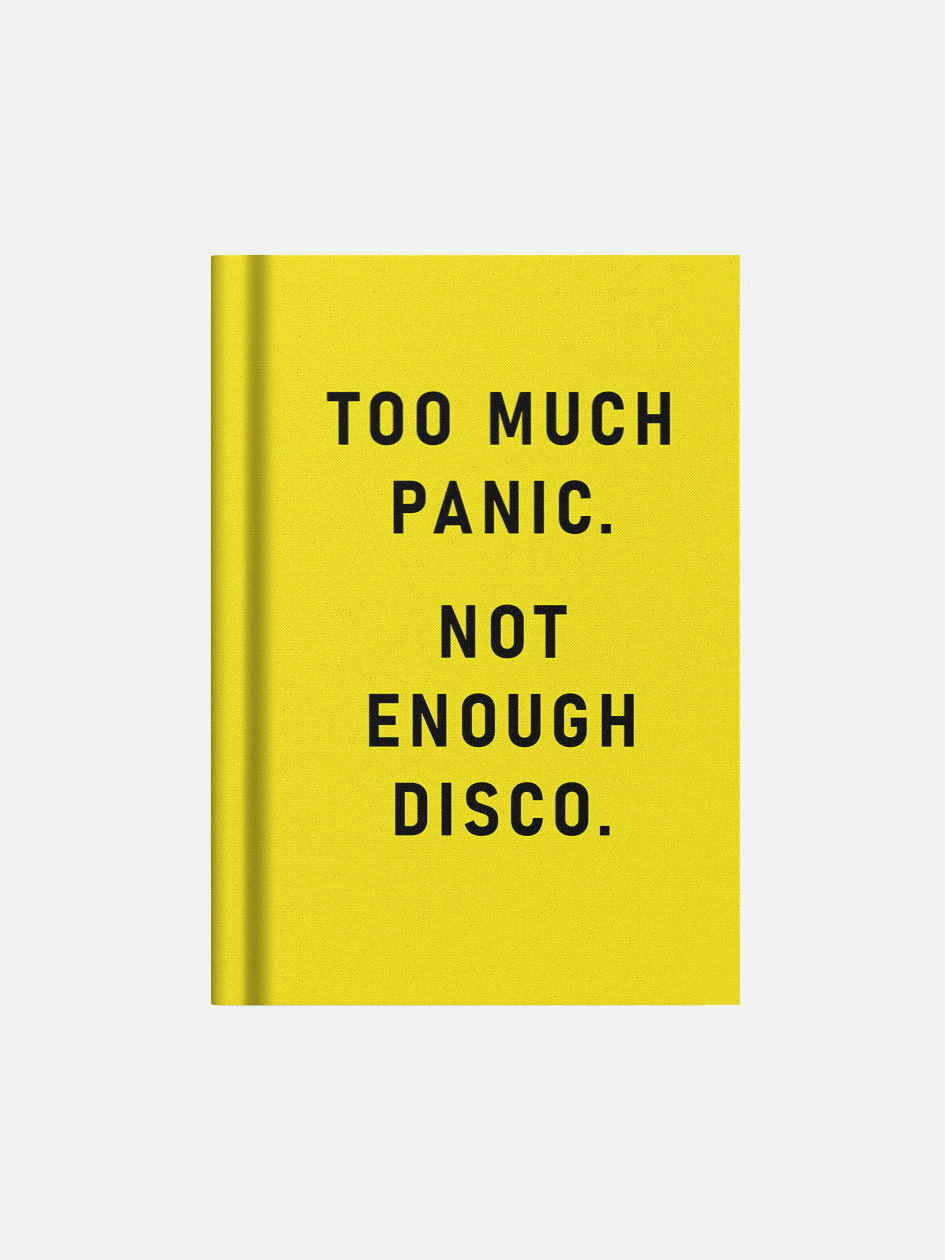 Too Much Panic Not Enough Disco Mini Notebook (A7)
