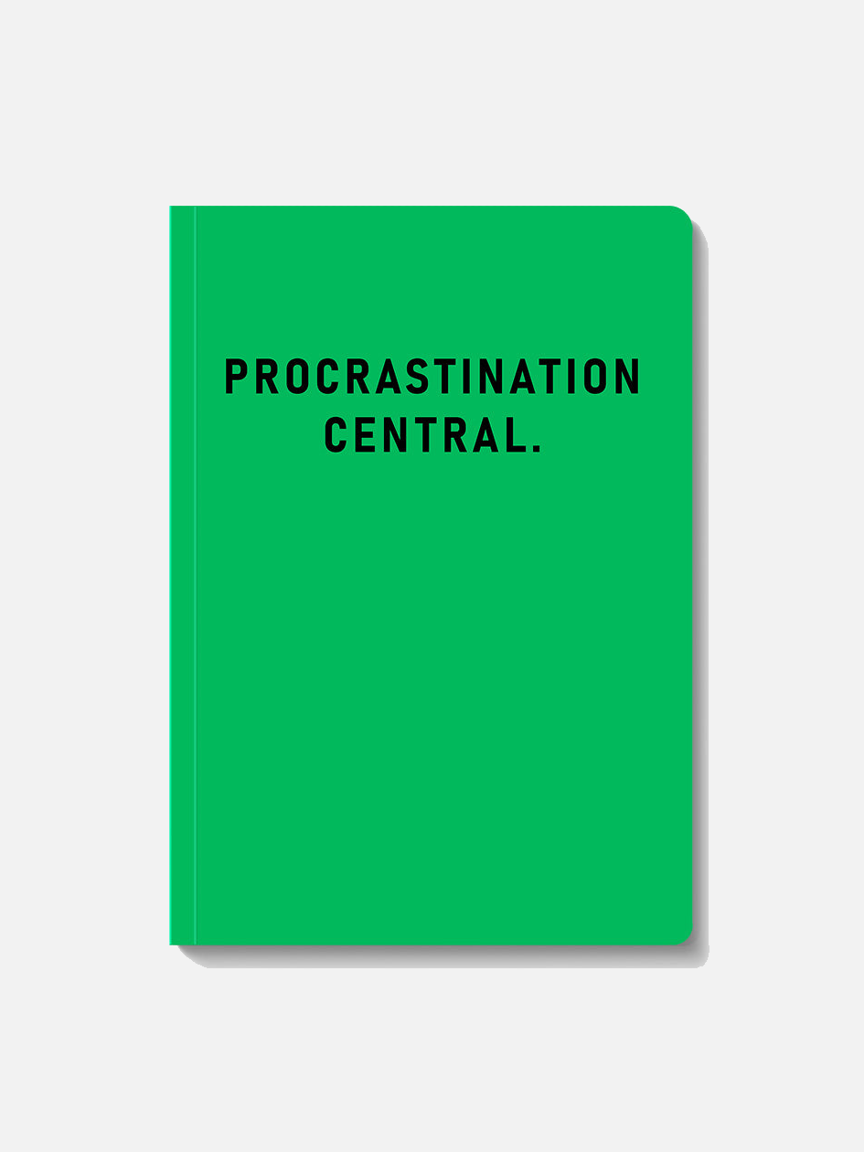 Procrastination Central Notebook (A5)