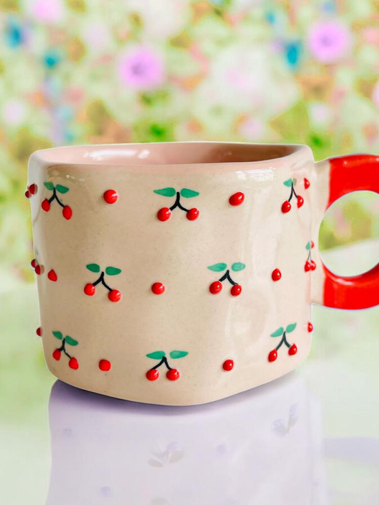 Ceramic Mug Organic Cherry - Tasse