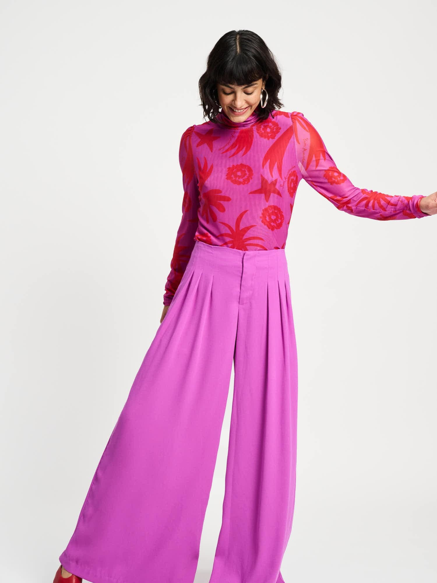 POM Splashing Fireworks Turtleneck