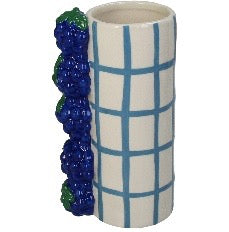 Blue Grape Vase