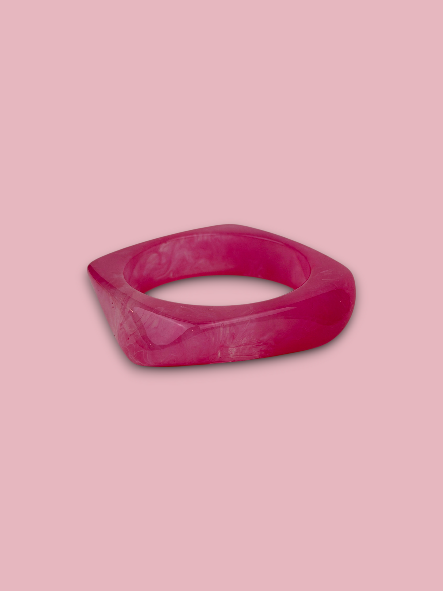 Pink Resin Bangle